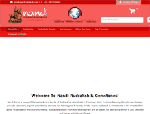 Tablet Screenshot of nandirudraksh.com